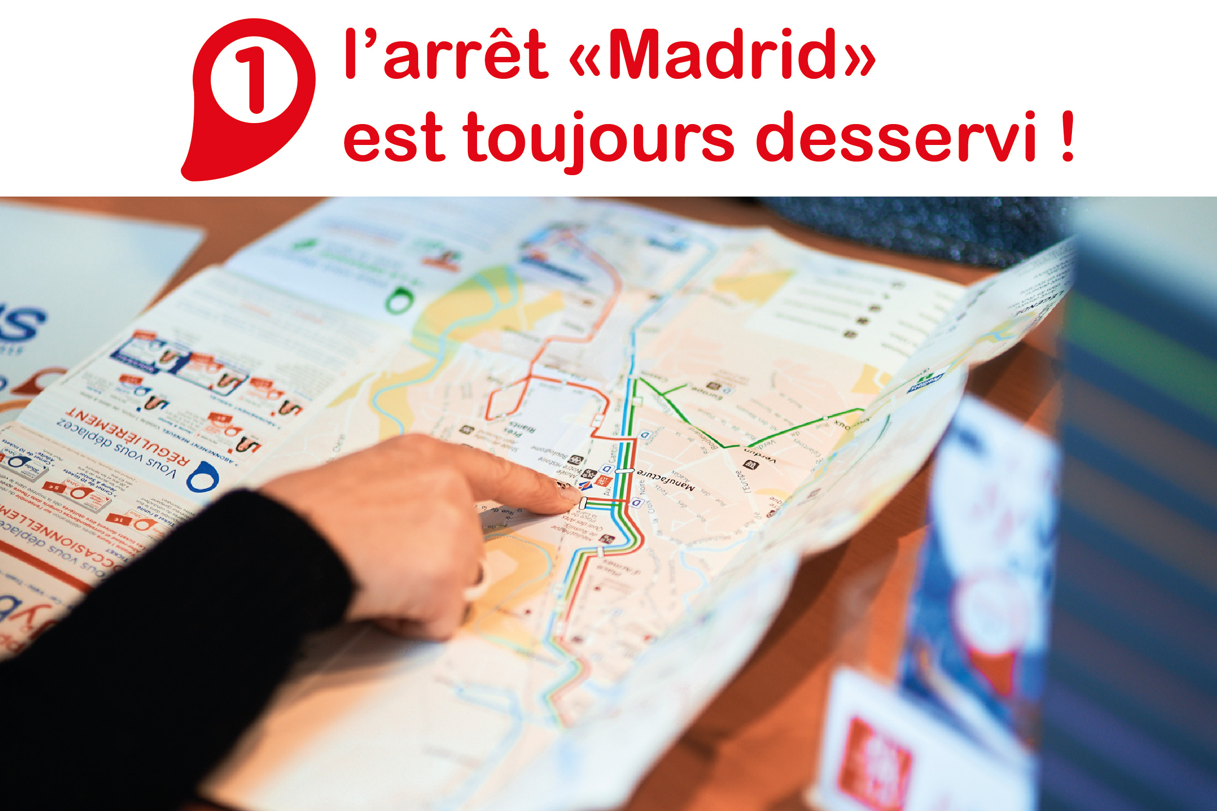 Arrêt Madrid toujours desservi