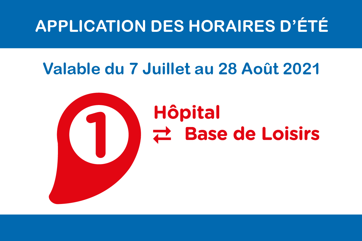 Ligne 1 : Application des horaires d'été !