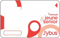 Carte abonnement Jeune & Senior J'ybus