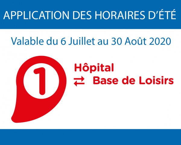 Ligne 1 - Horaires été