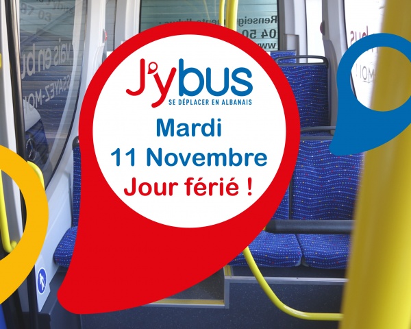 Mardi 11 Novembre - Jour Férié