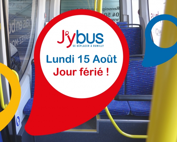 Lundi 15 Août - Jour Férié