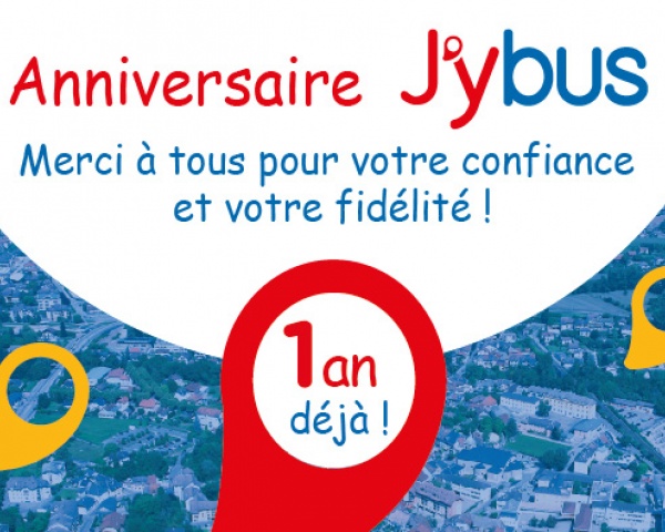 Lundi 14 Septembre : anniversaire J'ybus